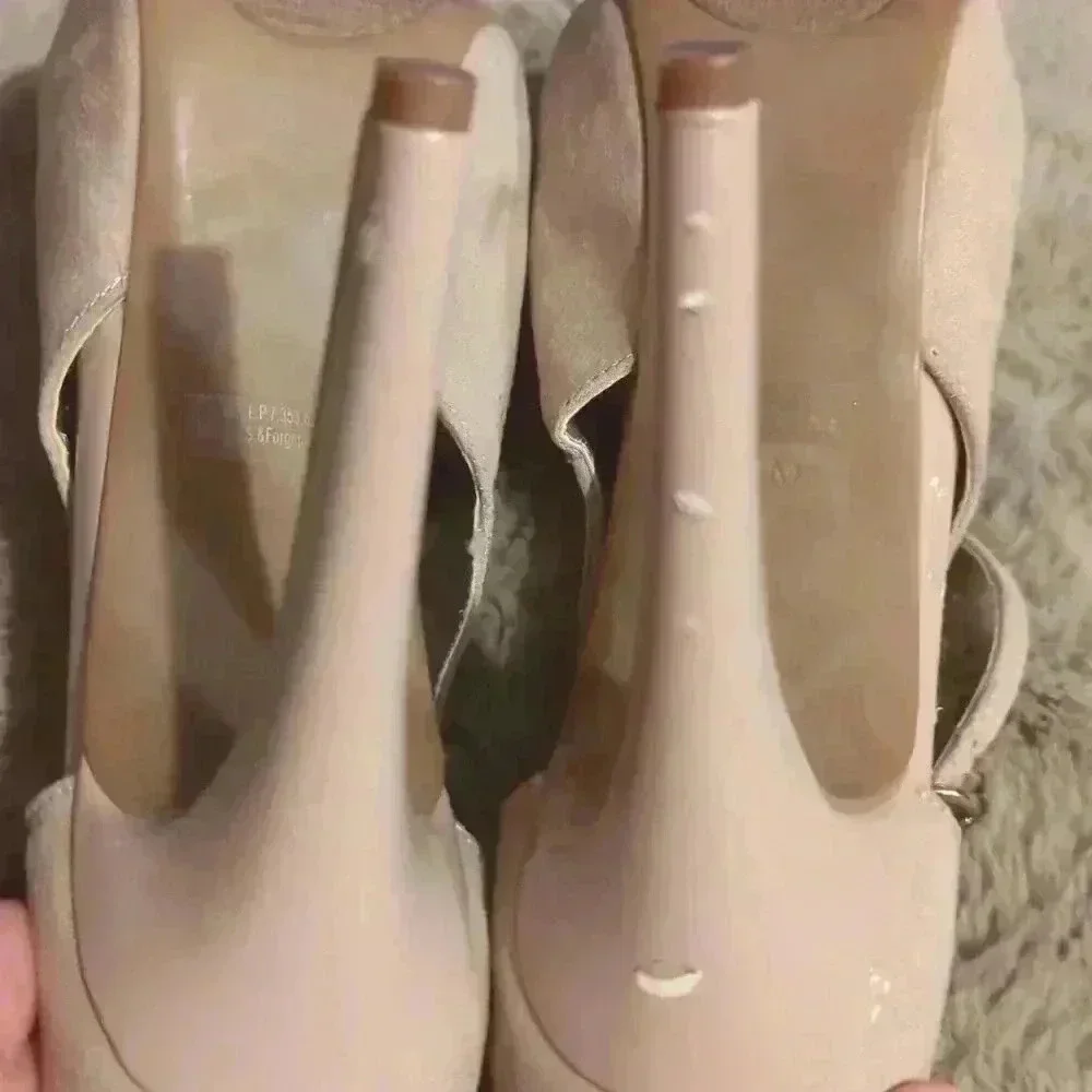 Guess heels, tan, size 7.5